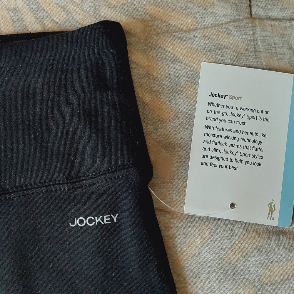 Jockey  Black Capri Leggings size L - Picture 4 of 9